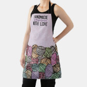 Doodle garens breien haakwerk homespun, gepersonal schort (Insitu)