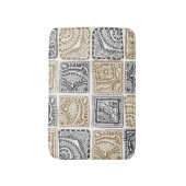 Doodle geometrisch,  abstract patroon. badmat (Voorkant Verticaal)