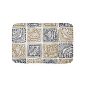 Doodle geometrisch,  abstract patroon. badmat (Voorkant)