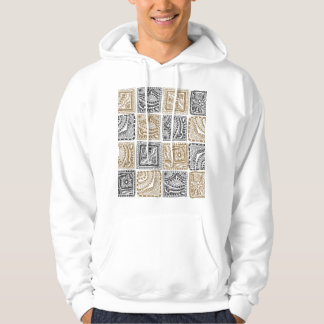 Doodle geometrisch, abstract patroon. hoodie