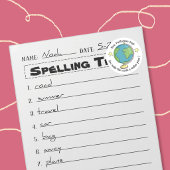 Doodle Globe Beloningsstickers Ronde Sticker
