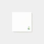 Doodle Green Christmas Tree Post-it® Notes (Voorkant)