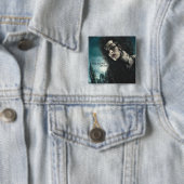 Doodle Hallows - Bellatrix Lestrange 2 Vierkante Button 5,1 Cm (In situ)