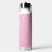 Doodle Hart Valentijns Roze Waterfles (Voorkant)