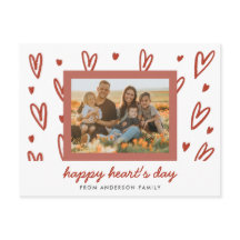 Doodle Heart Foto Valentijn Greeting