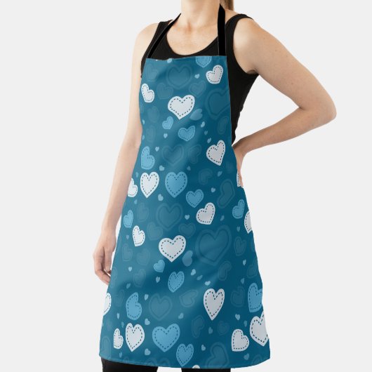 Doodle Hearts Schort (Insitu)