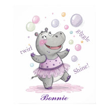 Doodle Hippo Nursery Schattige Doodle Animal