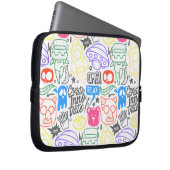 Doodle Hoesje voor laptop en tablet Laptop Sleeve (Voorkant Rechts)