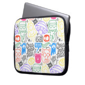 Doodle Hoesje voor laptop en tablet Laptop Sleeve (Voorkant Links)