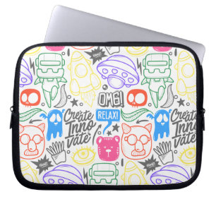 Doodle Hoesje voor laptop en tablet Sleeve