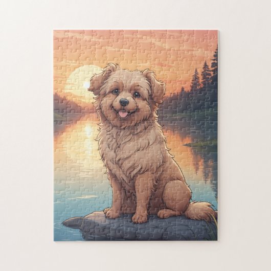 Doodle hond legpuzzel (Verticaal)