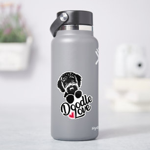 Doodle Hond Liefde Sticker