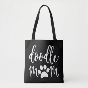doodle hond mam tote bag