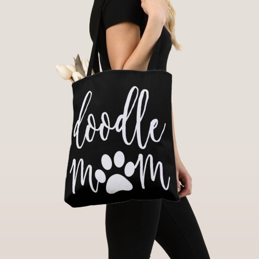 doodle hond mam tote bag (Dichtbij)