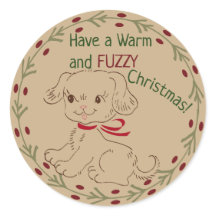 Doodle Hond Warm en Fuzzy Kerstmis