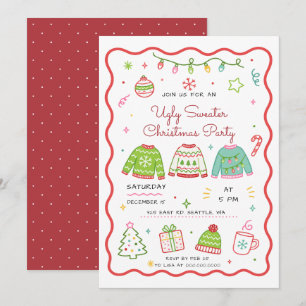 Doodle Horrelijke Trui Kerstfeest Kaart