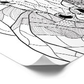 Doodle Horse Poster (Hoek)