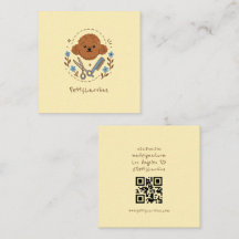 Doodle huisdieren visitekaartjes