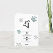 Doodle - Ik ben een brave jongen geweest...knipoog Feestdagen Kaart (Achterkant)