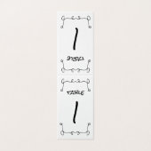 Doodle Illustraties Trouwen in zwart-wit Kaart (Buitenkant ongevouwen)