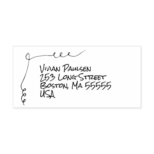 Doodle Illustraties Trouwen in zwart-wit Zelfinktende Stempel (Design)