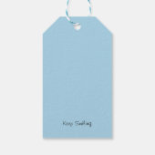 Doodle in inkt en Waterverf Cadeaulabel (Achterkant)