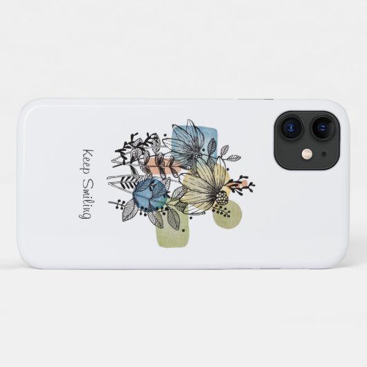 Doodle in inkt en Waterverf Case-Mate iPhone Case (Achterkant (horizontaal))