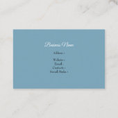 Doodle in inkt en Waterverf Visitekaartje (Achterkant)