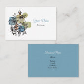 Doodle in inkt en Waterverf Visitekaartje (Voorkant / Achterkant)