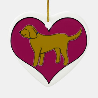 Doodle in mijn hart keramisch ornament