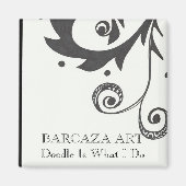 Doodle is wat ik doe magneet (Voorkant)