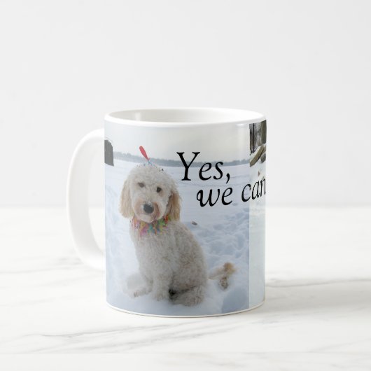 Doodle Ja, dat kunnen we. Koffiemok (Voorkant links)