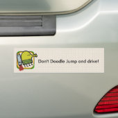 Doodle Jump Bumpersticker (Op auto)