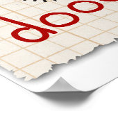 Doodle Jump Canvas afdrukken Poster (Hoek)