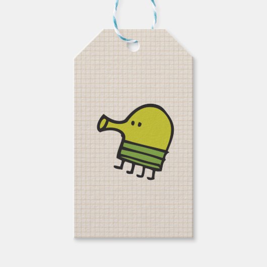Doodle Jump Gift Label Cadeaulabel (Voorkant)