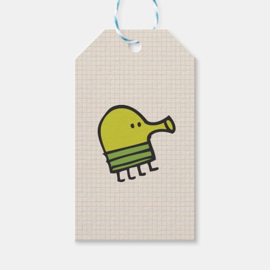 Doodle Jump Gift Label Cadeaulabel (Voorkant)
