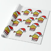 doodle jump kerst inpakpapier (Uitgerold)
