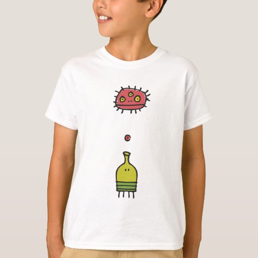 Doodle Jump Monster Kinder T-Shirt (Voorkant)