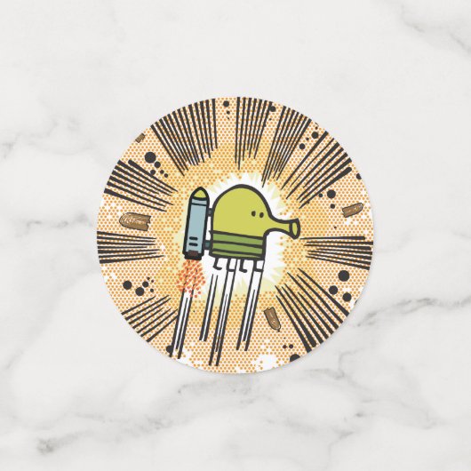 Doodle Jump Party Table Confetti (Kleine voorkant)