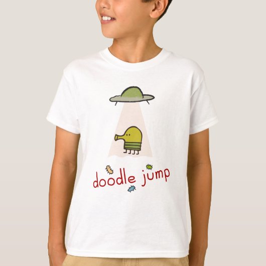 Doodle Jump UFO T-Shirt (Voorkant)