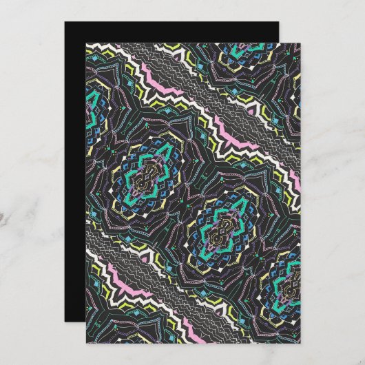 Doodle-kaart Feestdagenkaart (Voorkant / Achterkant)