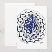 Doodle-kaart Feestdagenkaart (Voorkant / Achterkant)