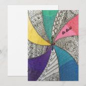 Doodle-kaart Feestdagenkaart (Voorkant / Achterkant)