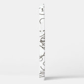 Doodle katten: zwart en wit. Case-Mate iPhone case (Achterkant / Rechts)