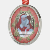 Doodle Kerstboom Foto Ornament (Links)