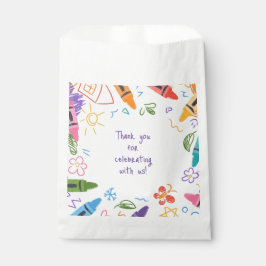 Doodle Kindergarten Afstudeerfeest Bedankzakje