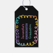Doodle Kindergarten Afstudeerfeest Cadeaulabel (Voorkant)