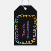 Doodle Kindergarten Afstudeerfeest Cadeaulabel (Achterkant)