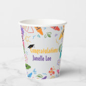 Doodle Kindergarten Afstudeerfeest Papieren Bekers (Voorkant)