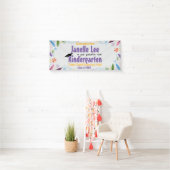 Doodle Kindergarten Afstudeerfeest Spandoek (Insitu)